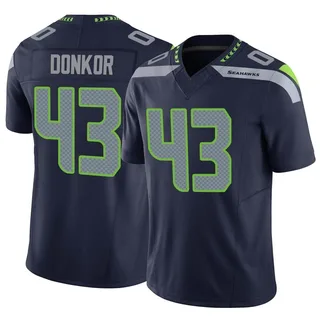 Aaron Donkor Seattle Seahawks Men's Limited Vapor F.U.S.E. Nike Jersey - Navy