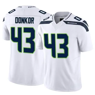 Aaron Donkor Seattle Seahawks Men's Limited Vapor F.U.S.E. Nike Jersey - White