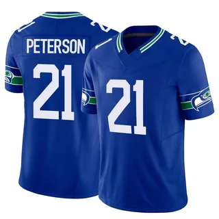 Adrian Peterson Seattle Seahawks Men's Limited Throwback Vapor F.U.S.E. Nike Jersey - Royal