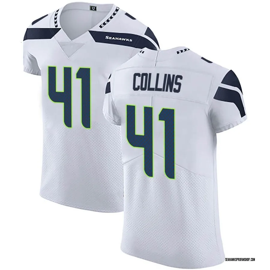 Men's Legend Seattle Seahawks NO.41 Alex Collins Color Rush Neon Jersey -  Green