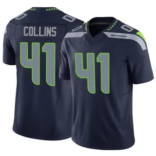 Alex Collins Seattle Seahawks Men's Limited Vapor F.U.S.E. Nike Jersey - Navy