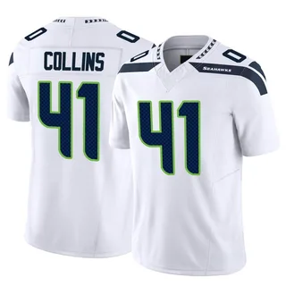 Alex Collins Seattle Seahawks Men's Limited Vapor F.U.S.E. Nike Jersey - White