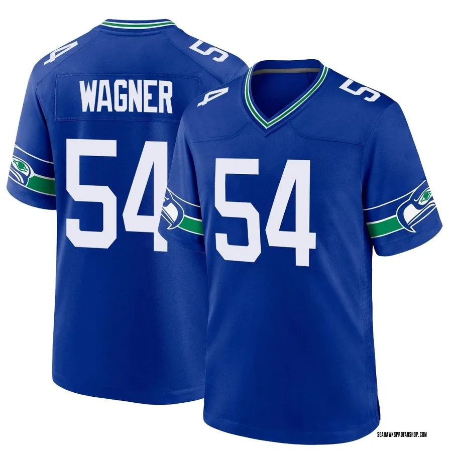 Bobby Wagner Seattle Seahawks Youth Game Throwback Nike Jersey - Royal