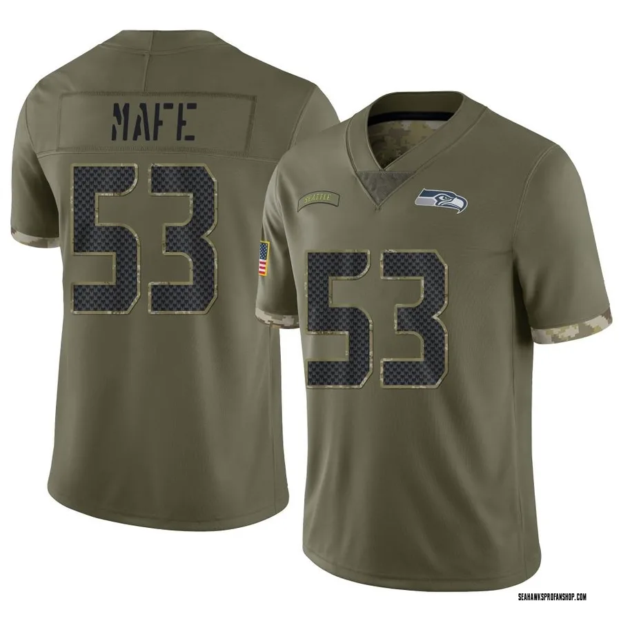 Boye Mafe Seattle Seahawks Youth Limited 2022 Salute To Service Nike Jersey  - Olive