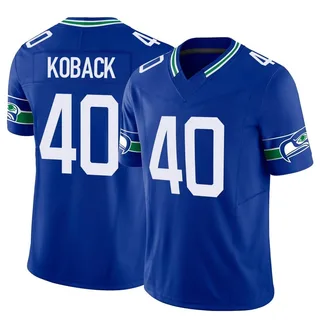 Bryant Koback Seattle Seahawks Men's Limited Throwback Vapor F.U.S.E. Nike Jersey - Royal