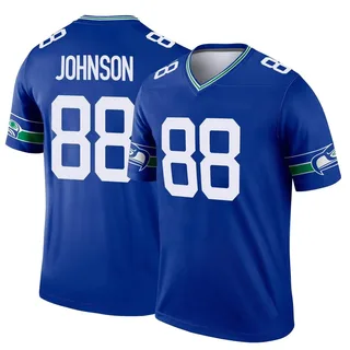 Cade Johnson Seattle Seahawks Men's Legend Throwback Nike Jersey - Royal