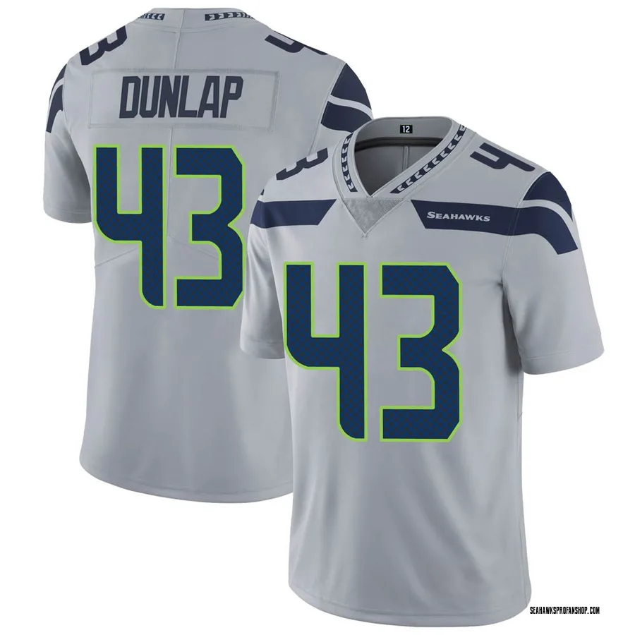 Men's Elite Seattle Seahawks NO.43 Carlos Dunlap Team Color Vapor  Untouchable Jersey - Navy