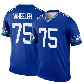 Chad Wheeler Seattle Seahawks Men's Legend Throwback Nike Jersey - Royal