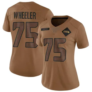 Chad Wheeler Seattle Seahawks Women's Limited 2023 Salute To Service Nike Jersey - Brown