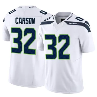 Chris Carson Seattle Seahawks Men's Limited Vapor F.U.S.E. Nike Jersey - White