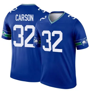 Chris Carson Seattle Seahawks Youth Legend Throwback Nike Jersey - Royal