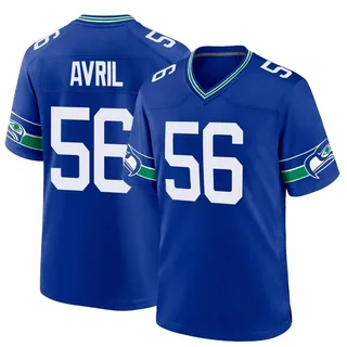 Cliff Avril Seattle Seahawks Youth Game Throwback Nike Jersey - Royal