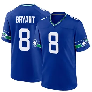 Women's Seattle Seahawks Will Dissly Nike Royal Throwback Player Game Jersey