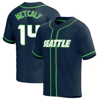 Limited Youth D.K. Metcalf Grey Alternate Jersey - #14 Football Seattle  Seahawks 100th Season Vapor Untouchable Size S(10-12)