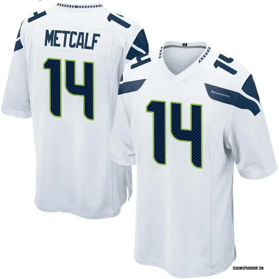 NFL Seattle Seahawks Boys' Short Sleeve Metcalf Jersey - XS