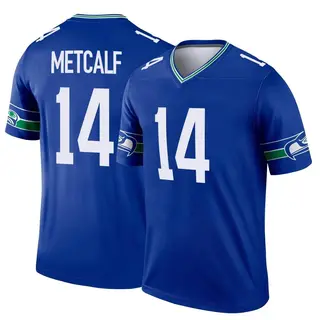 Limited Women's D.K. Metcalf Navy Blue Home Jersey - #14 Football Seattle  Seahawks 100th Season Vapor Untouchable Size S