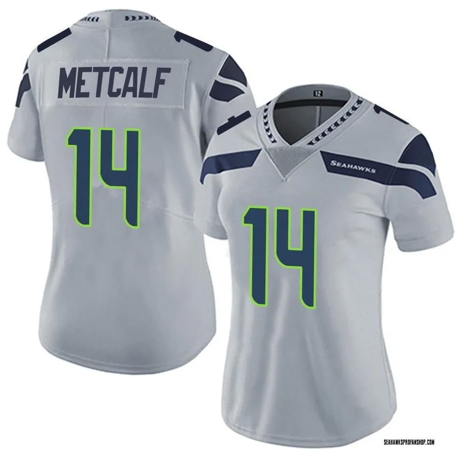 Seattle Seahawks D.K. Metcalf Nike Color Rush Neon Green Game Jersey