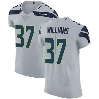 Damarion Williams Seattle Seahawks Men's Elite Alternate Vapor Untouchable Nike Jersey - Gray