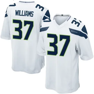 Damarion Williams Seattle Seahawks Men's Game Nike Jersey - White