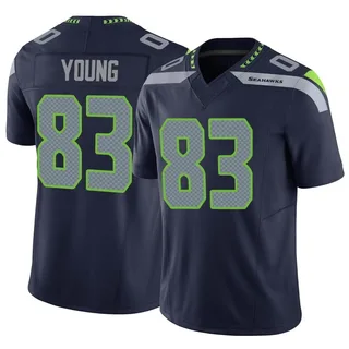 Dareke Young Seattle Seahawks Youth Limited Vapor F.U.S.E. Nike Jersey - Navy