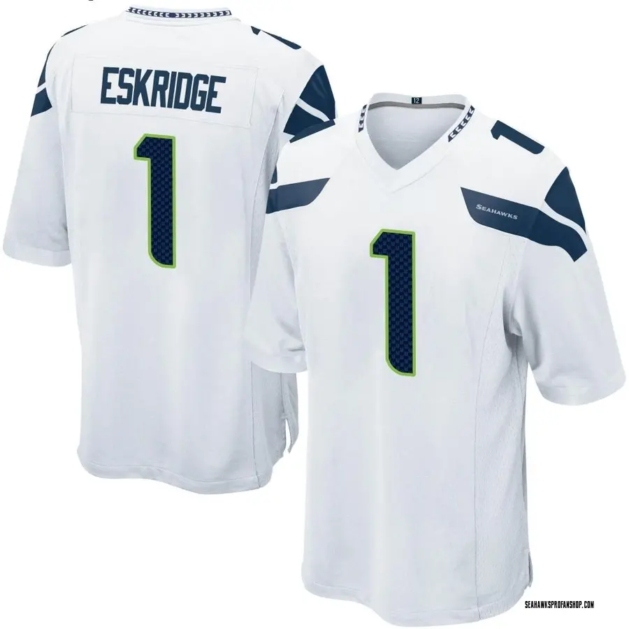 OuterStuff Seattle Seahawks Russell Wilson Gray Youth NFL Jersey