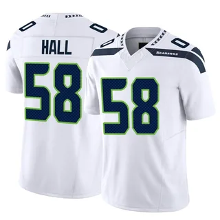 Derick Hall Seattle Seahawks Men's Limited Vapor F.U.S.E. Nike Jersey - White