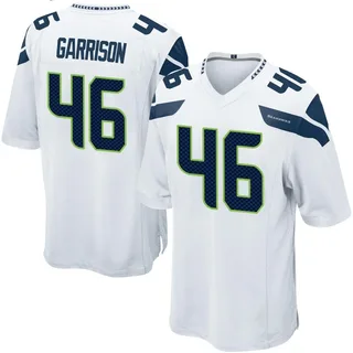 Devon Garrison Seattle Seahawks Men's Game Nike Jersey - White