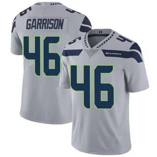 Devon Garrison Seattle Seahawks Men's Limited Alternate Vapor Untouchable Nike Jersey - Gray