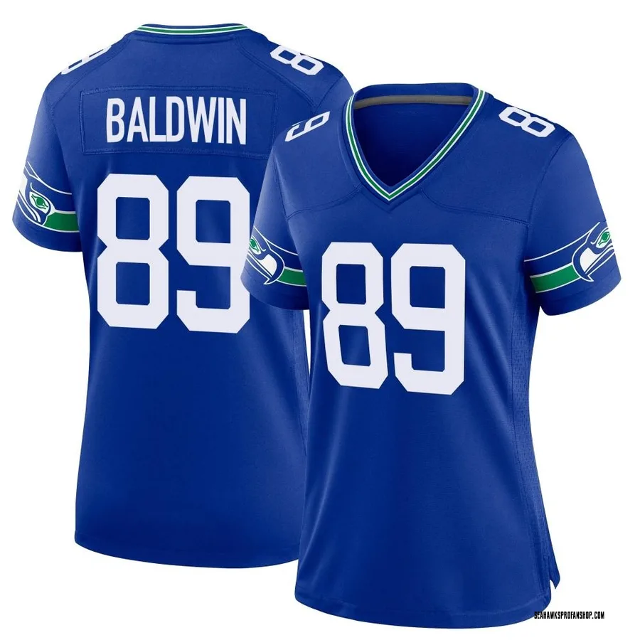 Doug Baldwin Seattle Seahawks Women's Game Throwback Nike Jersey - Royal