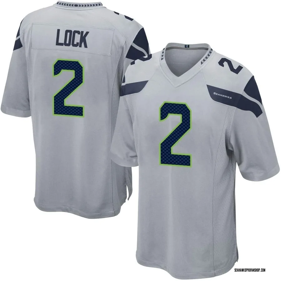 Youth DK Metcalf Gray Seattle Seahawks Replica Player Jersey