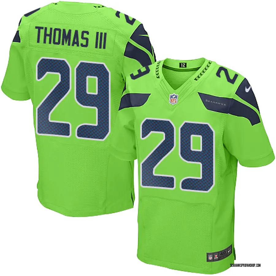 Seattle Seahawks Nike Alternate Game Jersey - Gray - Jamal Adams - Mens