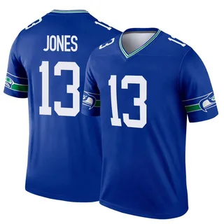 Ernest Jones IV Seattle Seahawks Men's Legend Throwback Nike Jersey - Royal