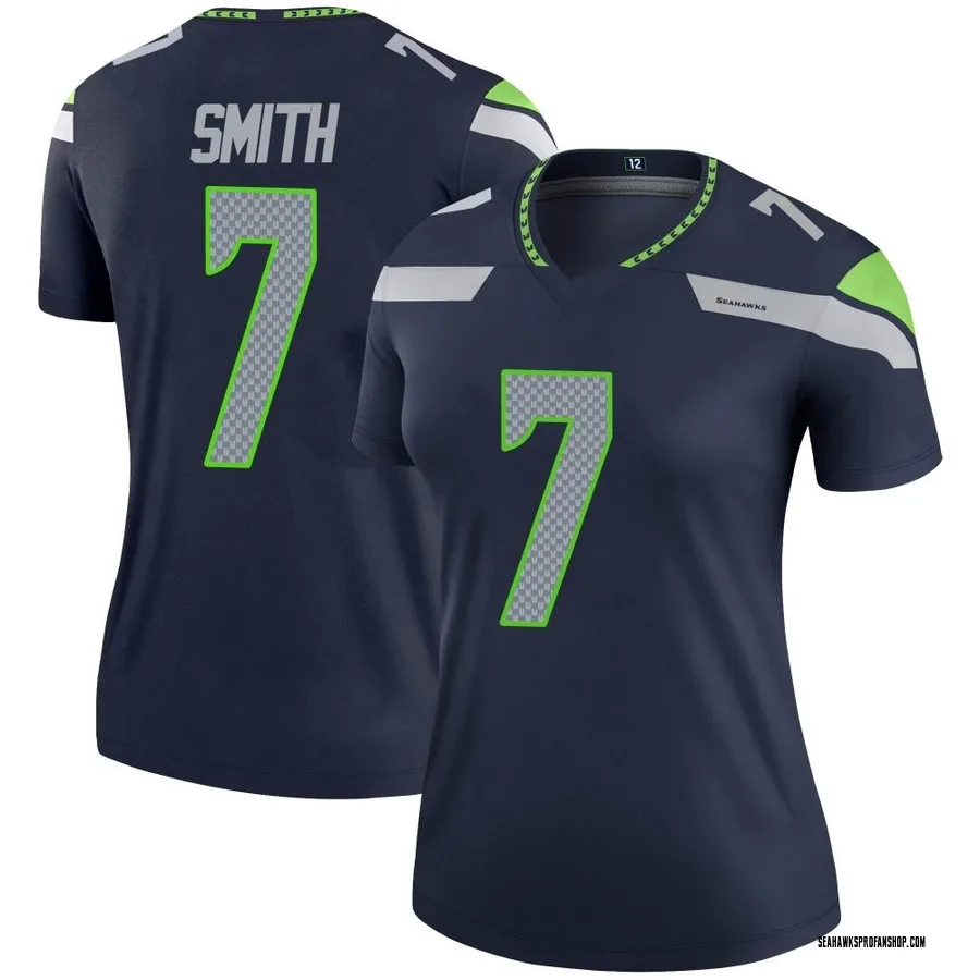 Nike Women's Nike Geno Smith Navy Seattle Seahawks Player Jersey