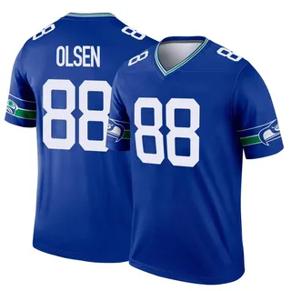 Greg Olsen Seattle Seahawks Men's Legend Throwback Nike Jersey - Royal