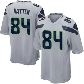 Hayden Hatten Seattle Seahawks Men's Game Alternate Nike Jersey - Gray