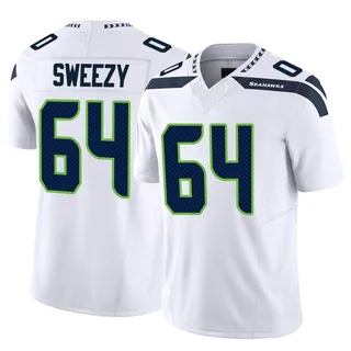 J.R. Sweezy Seattle Seahawks Men's Limited Vapor F.U.S.E. Nike Jersey - White