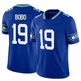 Jake Bobo Seattle Seahawks Men's Limited Throwback Vapor F.U.S.E. Nike Jersey - Royal