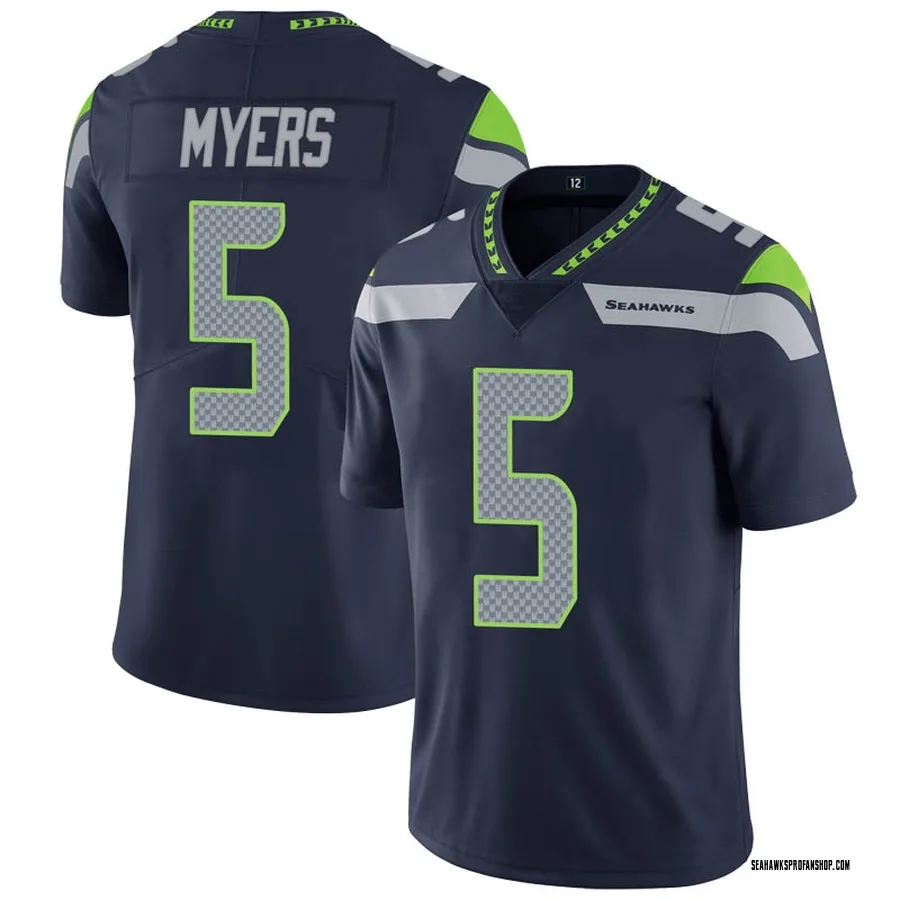 Seattle Seahawks Jason Myers White 100th Season Vapor Limited Jersey -  Bluefink