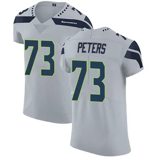 Jason Peters Seattle Seahawks Men's Elite Alternate Vapor Untouchable Nike Jersey - Gray