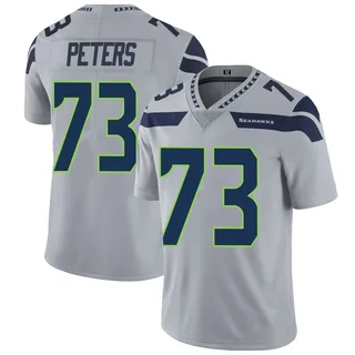 Jason Peters Seattle Seahawks Men's Limited Alternate Vapor Untouchable Nike Jersey - Gray