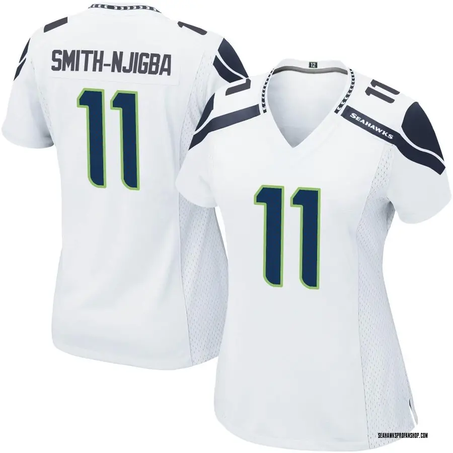 Men's Nike Jaxon Smith-Njigba Royal Seattle Seahawks Throwback Player Game Jersey