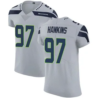 Johnathan Hankins Seattle Seahawks Men's Elite Alternate Vapor Untouchable Nike Jersey - Gray