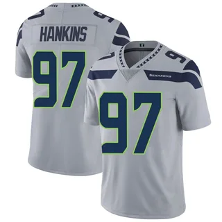 Johnathan Hankins Seattle Seahawks Men's Limited Alternate Vapor Untouchable Nike Jersey - Gray