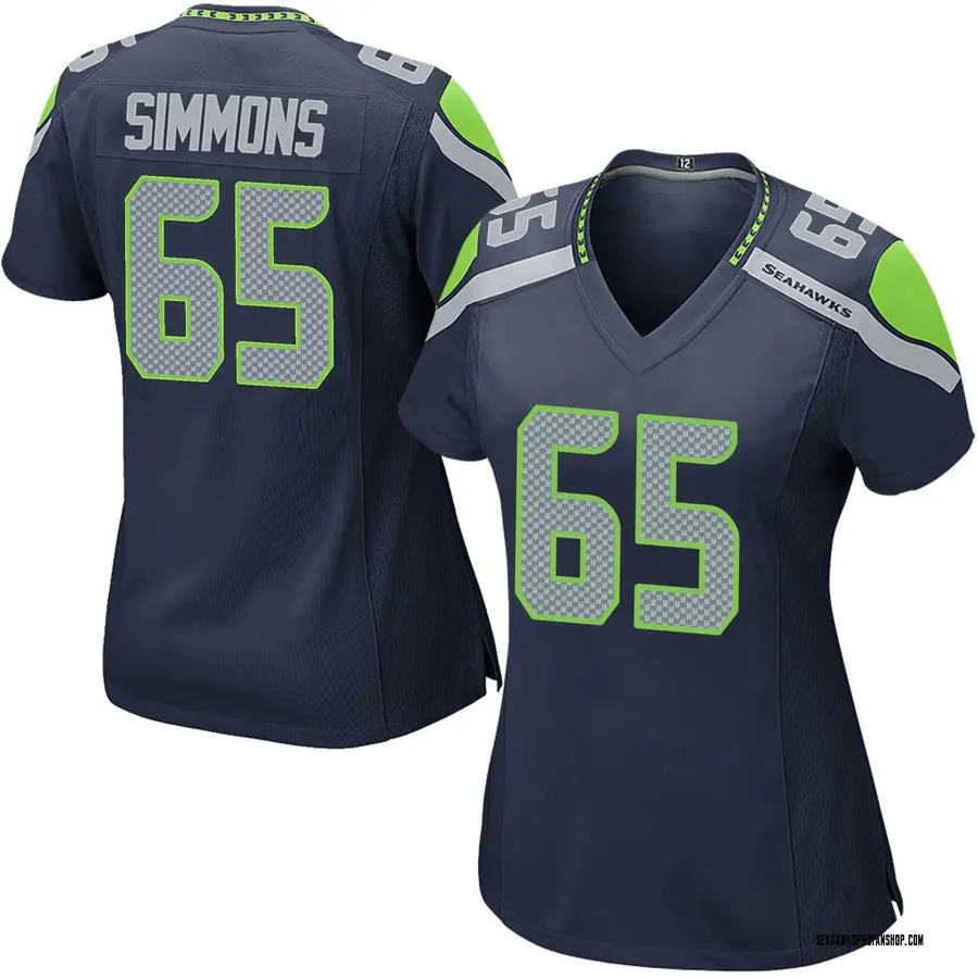 Men's Nike Chris Carson Navy Seattle Seahawks Game Jersey