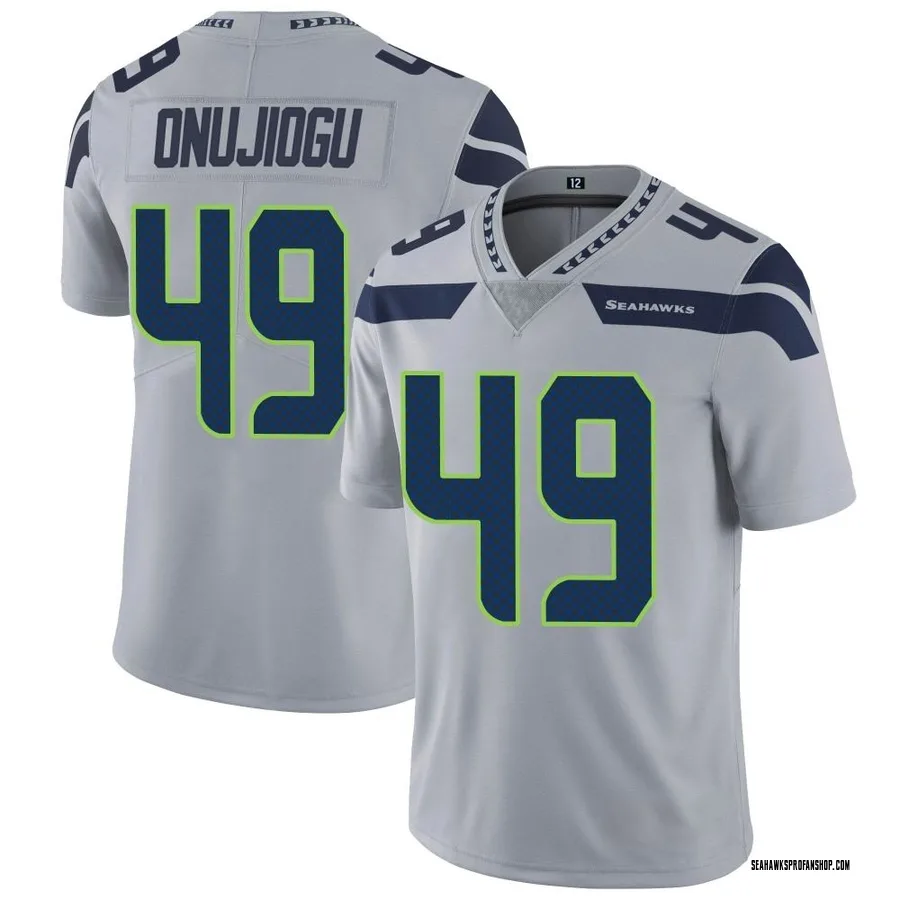 Men's Legend Seattle Seahawks NO.49 Joshua Onujiogu Color Rush Neon Jersey  - Green