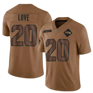 Julian Love Seattle Seahawks Youth Limited 2023 Salute To Service Nike Jersey - Brown