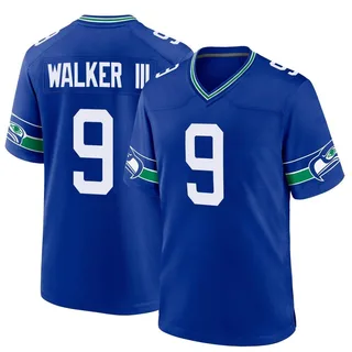 Men's Nike Kenneth Walker III Brown Seattle Seahawks 2023 Salute to Service Limited Jersey Size: 3XL