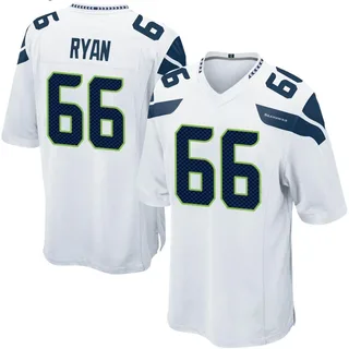 Liam Ryan Seattle Seahawks Men's Game Nike Jersey - White