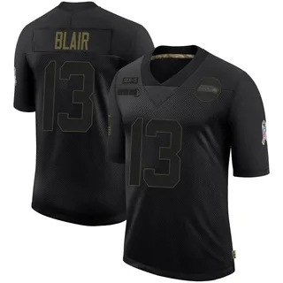 Marquise Blair Seattle Seahawks Men's Limited 2020 Salute To Service Nike Jersey - Black