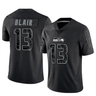 Marquise Blair Seattle Seahawks Men's Limited Reflective Nike Jersey - Black